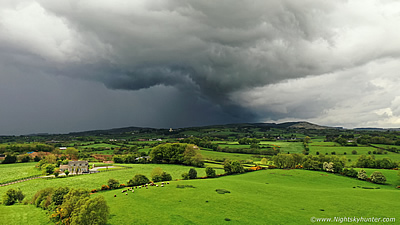 Massive Multicell Thunderstorm Over The Sperrins - May 16th 2022